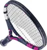 A close-up, angled view of a tennis racket. Produktbild-Vorschau