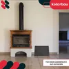 KOTARBAU® Kamin Rückwand 47 x 31,5 cm Kaminplatte aus Produktbild-Vorschau 4