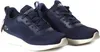 A pair of navy blue Skechers Bobs Squad training shoes with white soles, shown from a slightly elevated side angle against a white background. Anteprima dell’immagine prodotto