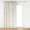 Vorhang mit Schlaufen, Leinenoptik, PAULINE, 140 x 240 cm Produktbild-Vorschau 2