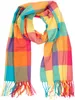 BRUBAKER Cashmirillo Damen Schal mit Quadratischem Muster - Produktbild-Vorschau 5