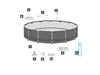 Bestway Steel Pro Max Pool Vertikales Beckenbein für 366 x Produktbild-Vorschau 2