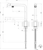 Miscelatore monocomando pieghevole Gessi Su&Giù 60071 031 Anteprima dell’immagine prodotto 4