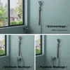 doporro Duschsystem mit Duscharmatur Duschgarnitur mit Produktbild-Vorschau 9