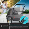 KESSER® Kinderanhänger Fahrradanhänger 360° Drehbar mit Produktbild-Vorschau 8