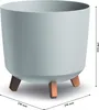 Kvetináč Gracia Tubus so svetlosivou nohou DGTL300L-443U Náhľad obrázku produktu 6