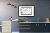 MuchoWow® Gerahmtes Poster Zeichnung - Berge - Kinder - Produktbild-Vorschau 5