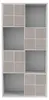Scaffale a cubi UnboxG bianco avorio 125x30x60 cm con linee Anteprima dell’immagine prodotto 8