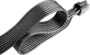 A close-up shot of a black computer power supply cable, bent into a loop. Produktbild-Vorschau