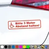PantherPixel Bitte 3 Meter Abstand Aufkleber Produktbild-Vorschau 1