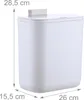 Relaxdays, pattumiera da cucina, 9 L, pattumiera sospesa Anteprima dell’immagine prodotto 4