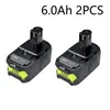 Akumulátor RYOBI 18V, kapacita 6000 mAh, dobíjecí Náhled obrázku produktu 2