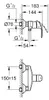 GROHE 33547003 EH-Wannenbatterie Plus 33547_3 Wandmontage Produktbild-Vorschau 4