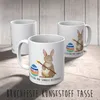 Mr. & Mrs. Panda Pott Hase Eier Malen - Weiß - Geschenk, Produktbild-Vorschau 4