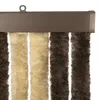vidaXL Insektenschutzvorhang Chenille Dunkelbraun und Beige Produktbild-Vorschau 4