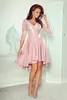 Numoco Spitzenkleid für Damen Nicolle Puderrosa XL Produktbild-Vorschau 3