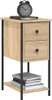 vidaXL Nachttisch Sonoma-Eiche 32x42x70 cm Holzwerkstoff Produktbild-Vorschau 3