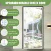 Magnetická síť proti hmyzu na dveře, bílá, 85 x 195 cm Náhled obrázku produktu 6