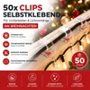 Zelfklevende haken voor lichtsnoeren en lichtgordijnen, 50 Productafbeelding-voorbeeld 2