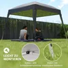 Toile de rechange Outsunny pour pavillon 3 x 3 m, toile de Voir les images du produit 5