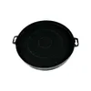 A black circular carbon filter, likely for a kitchen appliance. Produktbild-Vorschau