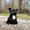 Plüsch Staffordshire Bull Terrier Schwarz 30cm Eco-f. Produktbild-Vorschau 4
