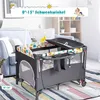 COSTWAY Lettino per bambini 5 in 1 con fasciatoio, lettino Anteprima dell’immagine prodotto 9
