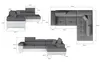 nabbi Ecksofa mit Zersetzung u Lagerraum Almero P - braun / Produktbild-Vorschau 16