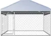 vidaXL Chenil d'extérieur avec toit 200x200x135 cm Voir les images du produit 2