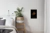 MuchoWow® Textilposter Frankfurt - Karte - Gold - Stadtplan Produktbild-Vorschau 3