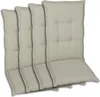 GO-DE Textil, Sesselauflage Hochlehner, 4er-Set, Farbe: Produktbild-Vorschau 1