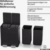 Klarstein Moderne 40 L Mülleimer (2x20 L) mit Produktbild-Vorschau 3