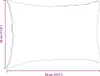 vidaXL Sofakissen 2 stk. Stoff Rosa 50 x 30 cm Produktbild-Vorschau 8