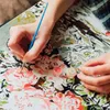 peinture par numéros avec cadre Peinture Bob l'éponge avec Voir les images du produit 9