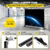 A banner stand with a graphic displayed on it, set up in a bright, modern exhibition space. Podgląd zdjęcia produktu