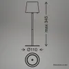BRILONER - Lampe de table LED sans fil IP44 avectactile, Voir les images du produit 5