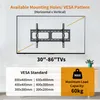 TV Wandhalterung Neigbar 26–75 Zoll – Universal TV Produktbild-Vorschau 8