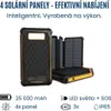 BOT Solárna power banka SP6 4 panely 25000 mAh čierna Náhľad obrázku produktu 4