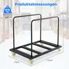 Carrito de transporte COSTWAY, capacidad de hasta 815 kg, Vista previa de la imagen del producto 3