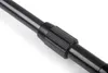 A close-up shot of a black carbon fiber pole with a black adjustable connector. Produktbild-Vorschau