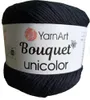YarnArt Bouquet Unicolor 3202 Baumwollgarn, Schwarz, Produktbild-Vorschau 3