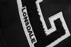 A close-up of a black Lonsdale jacket with embroidered lettering. Produktbild-Vorschau