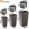 KADAX Zestaw 3x Doniczka Donica Wkład Kwietnik Wysoka Podgląd zdjęcia produktu 2