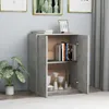 vidaXL Sideboard gris béton 60x30x75 cm Bois composite Voir les images du produit 3