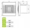 Badkamerventilator Prestige 100 Zg S Shutter Standaard. Productafbeelding-voorbeeld 8