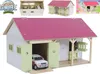 Stajňa s dvoma drevenými boxmi 34X22X19 cm ružová 1:32 Náhľad obrázku produktu 3