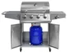 Grill gazowy ogrodowy 14,5kW BERGMANN NL004 5 palników stal Podgląd zdjęcia produktu 11