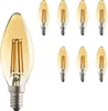 8-er Set LED-Kerzenlampen E14 | 3-stufig dimmbar | 4 Watt | Produktbild-Vorschau 4