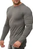 Mivaro Herren Langarmshirt Basic aus 100% Baumwolle – Produktbild-Vorschau 2
