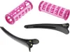 A set of hair curlers and clips on a white background. Anteprima dell’immagine prodotto